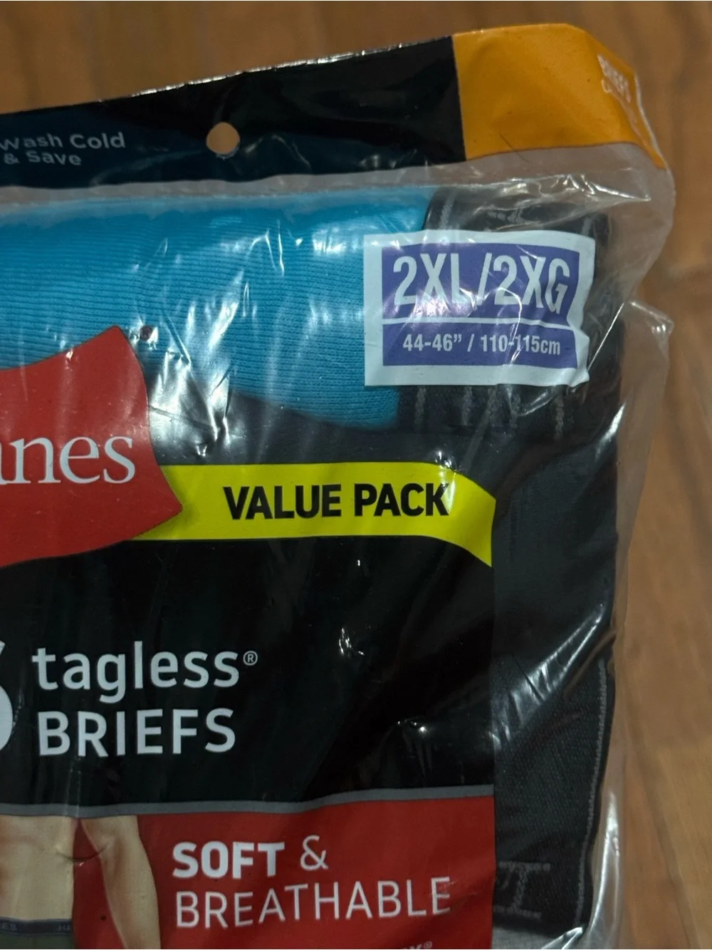 Hanes Men's Tagless Briefs 6-Pack